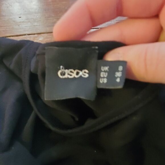 Asos black and white dress size 4 - Picture 2 of 2